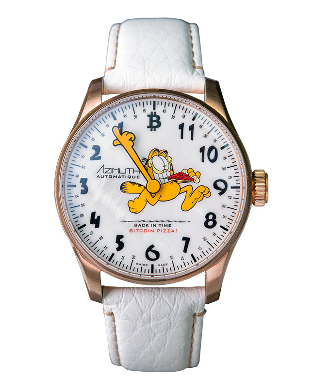 Garfield Bitcoin Pizza! Back-In-Time