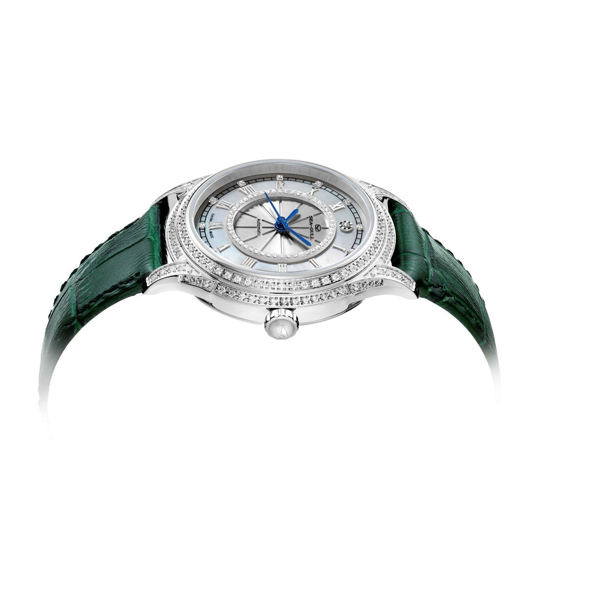 Serti Diamant Nacre Vintage Femme 34mm