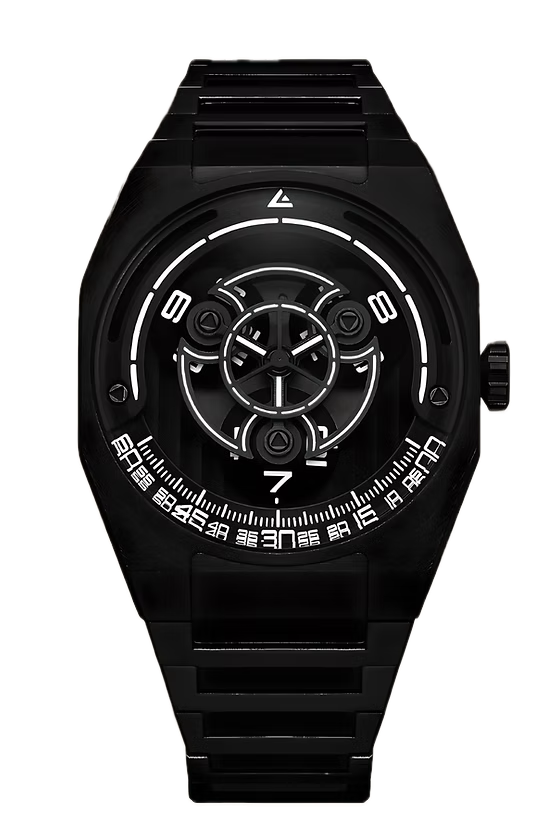 Angles KOI-5 Acier heure vagabonde
