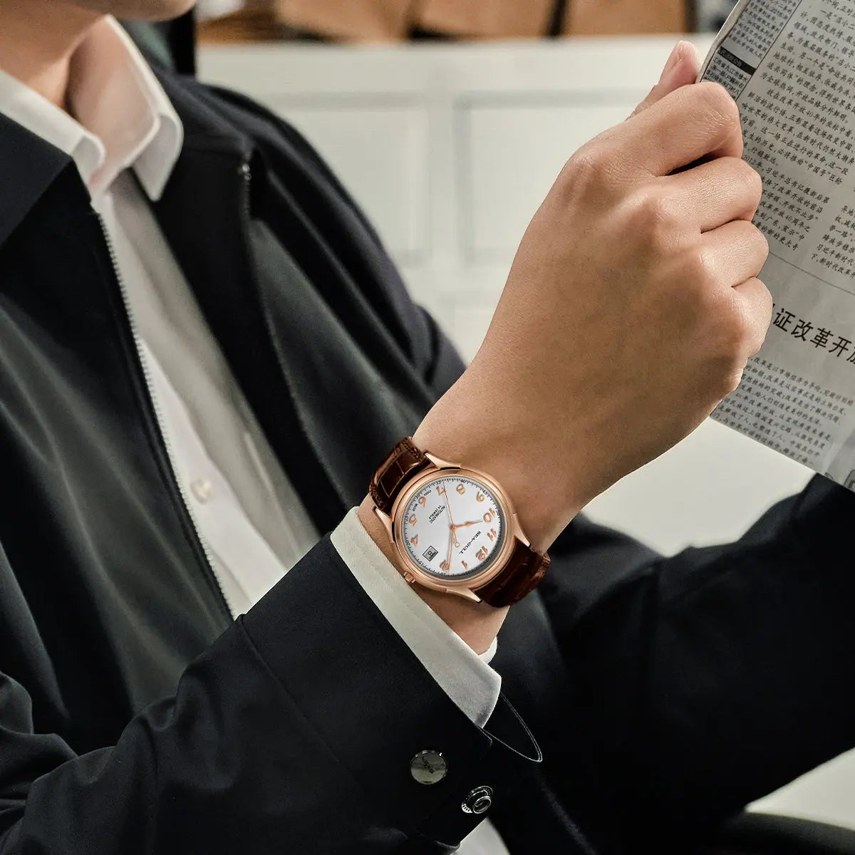 Fine Émail Ultra-fin Habillée 39mm