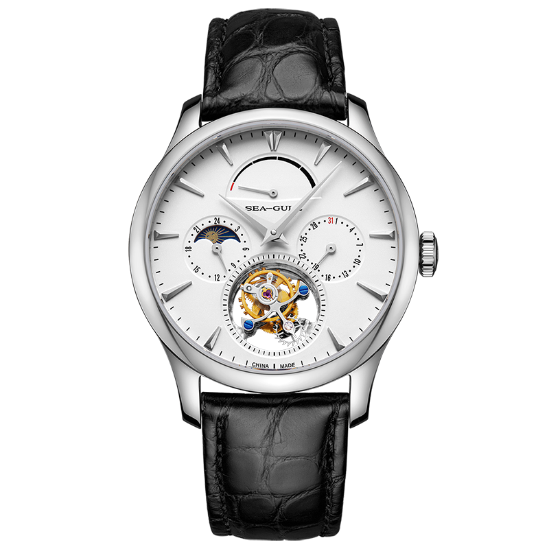 Artisan Patrimoine Multifonction Céleste Calendrier Réserve de Marche Excentrique Tourbillon 41mm