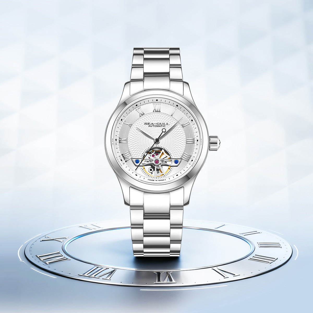 Cœur Ouvert Volant Guilloché 39mm