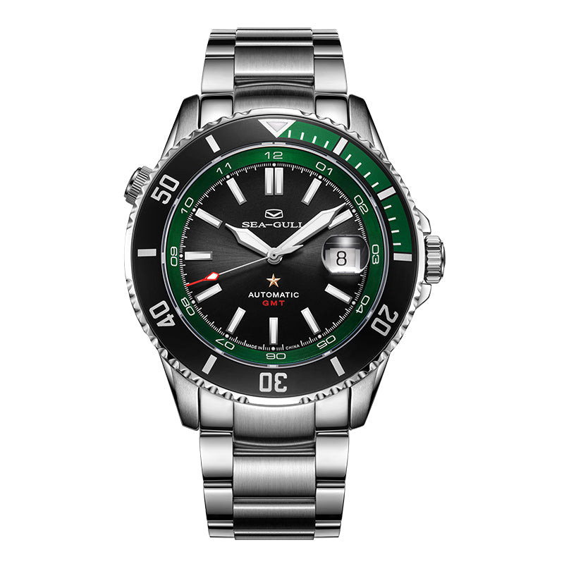 Océan 200m Étanche GMT Plongée 43.5mm