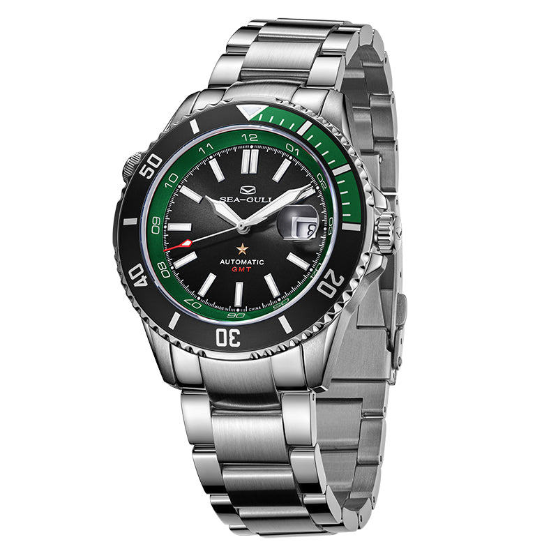 Océan 200m Étanche GMT Plongée 43.5mm