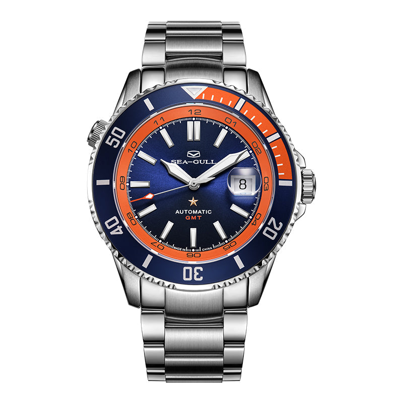 Océan 200m Étanche GMT Plongée 43.5mm