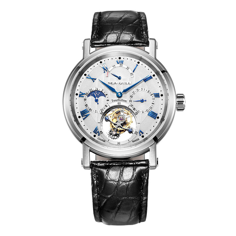 Artisan Patrimoine Multifonction Céleste Calendrier Réserve de Marche Excentrique Tourbillon 39mm