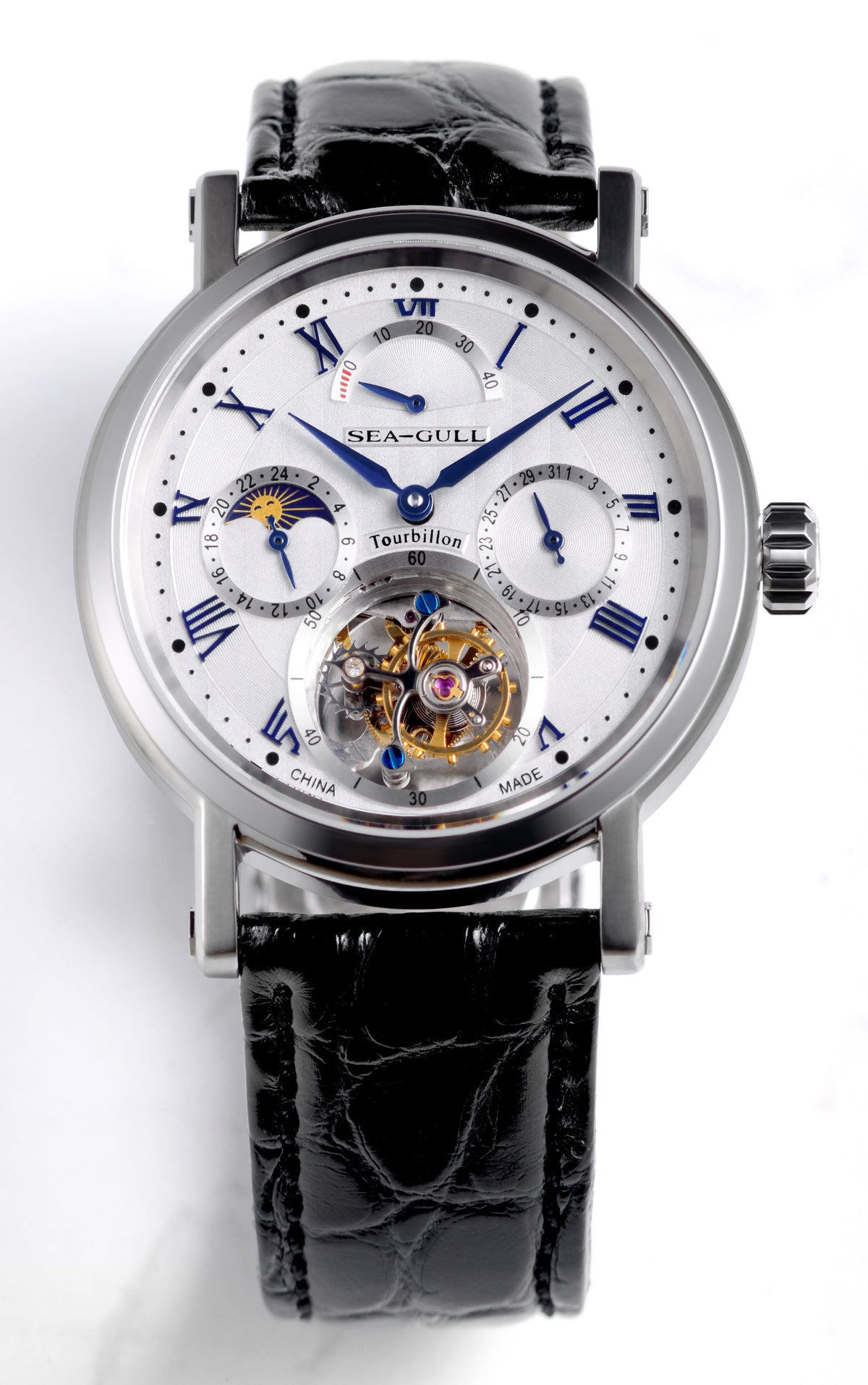 Artisan Patrimoine Multifonction Céleste Calendrier Réserve de Marche Excentrique Tourbillon 39mm