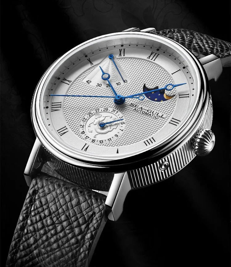 Phase de Lune Calendrier Réserve de Marche Dragon Volant 41mm