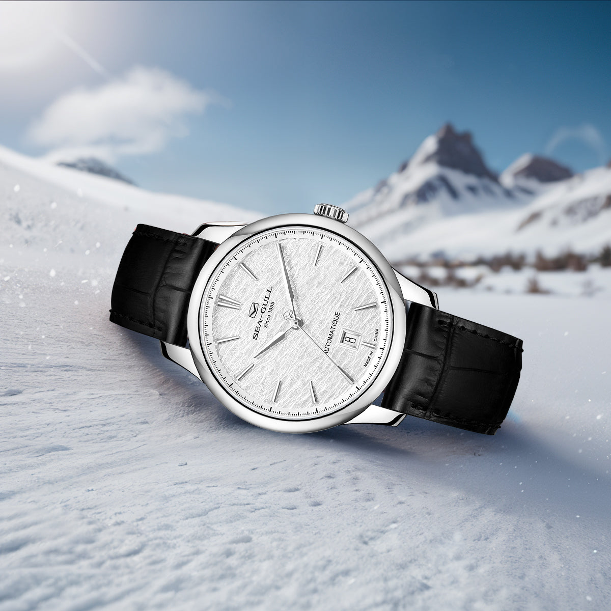 Extraordinaire Cadran Flocon Ultra-fin Habillée 40mm