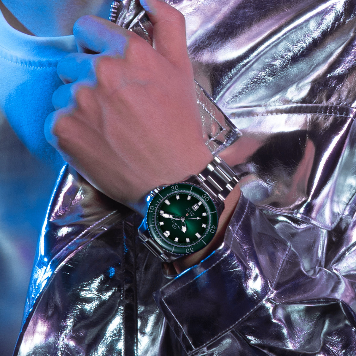 Océan Pro 300m Étanche Plongée 44mm