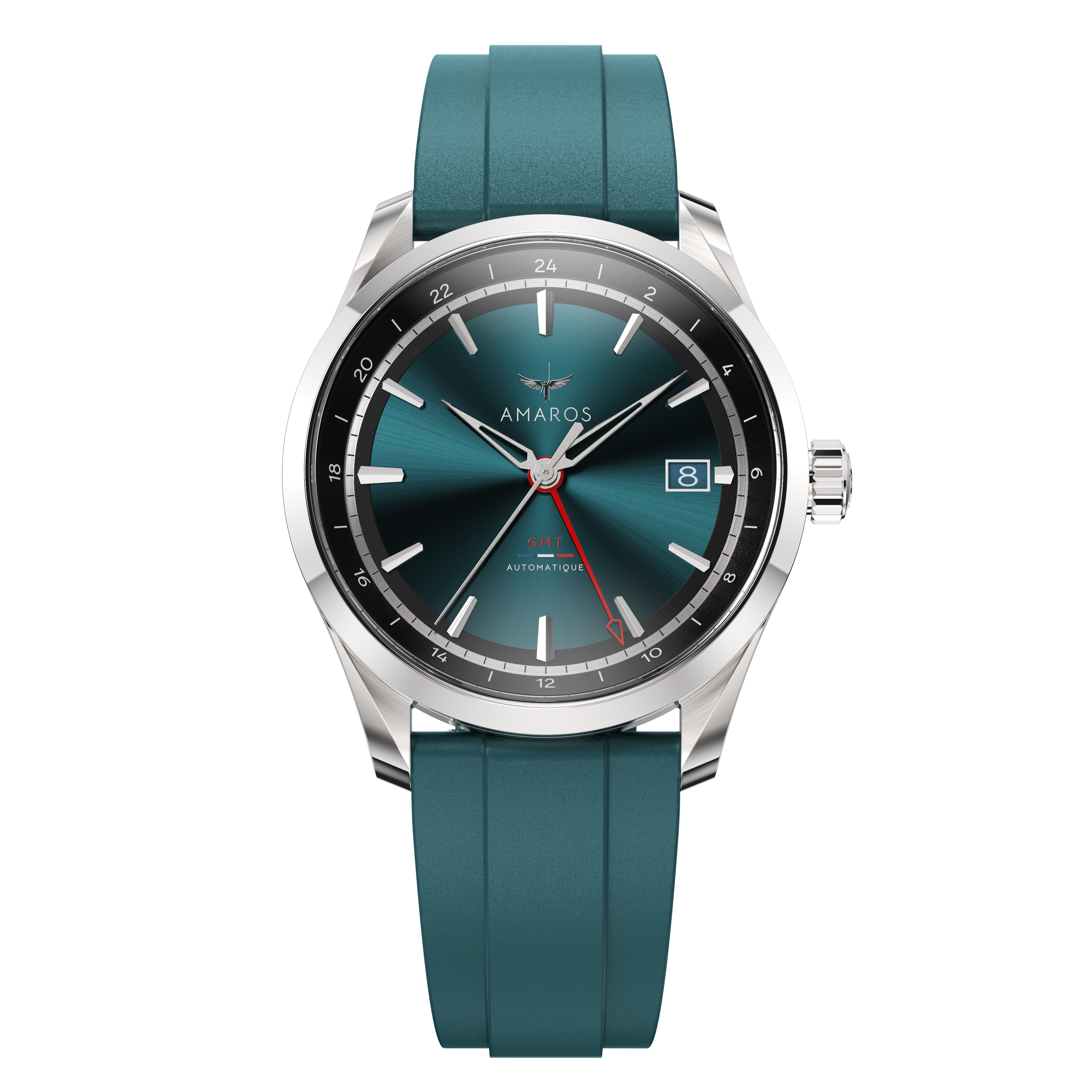 The Odyssey - Automatic GMT Watch - Emerald Green 
