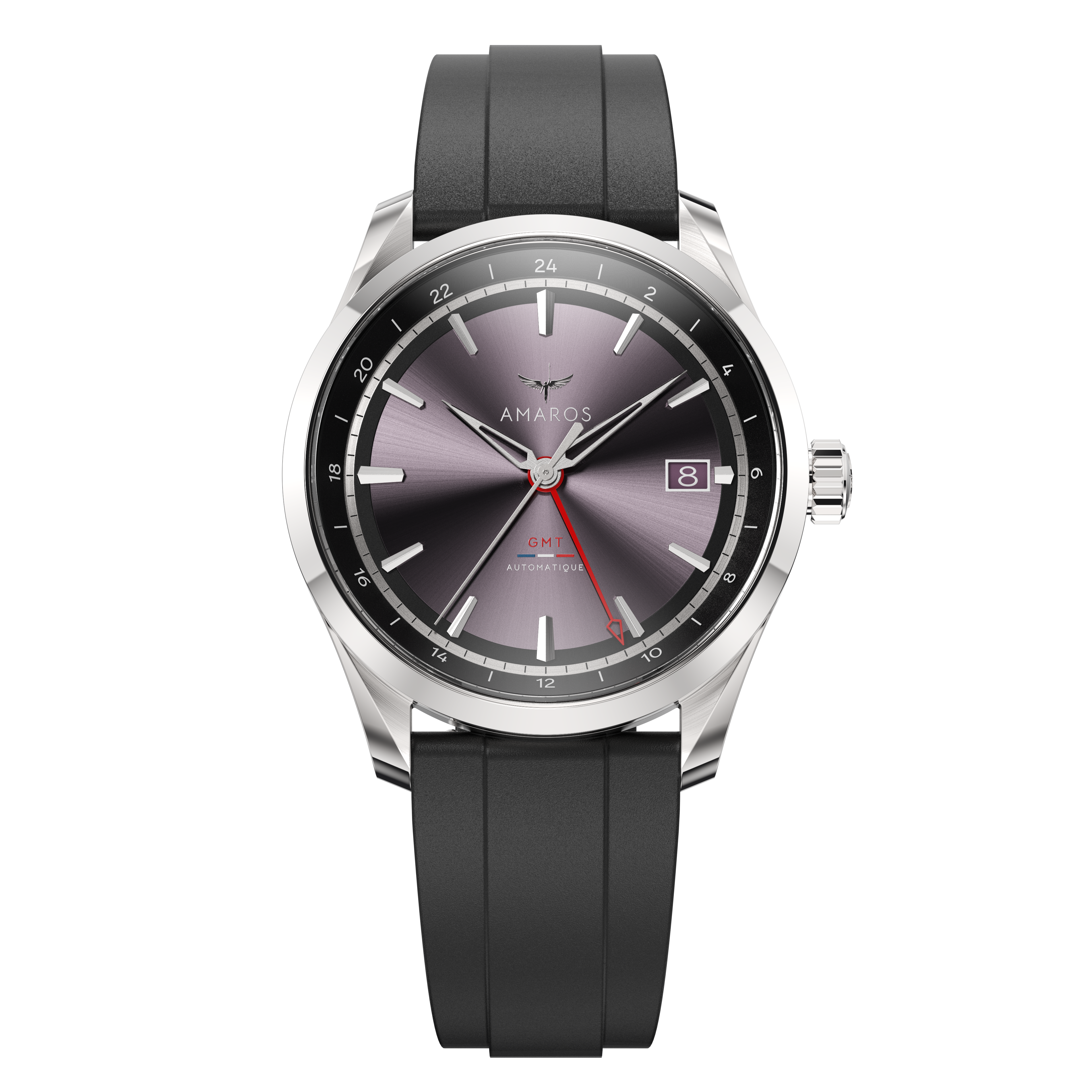 The Odyssey - Automatic GMT Watch - Lilac Grey 
