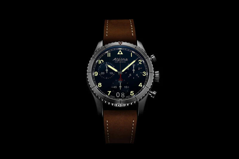 Alpina STARTIMER Pilot Quartz Chronograph Big Date 41mm