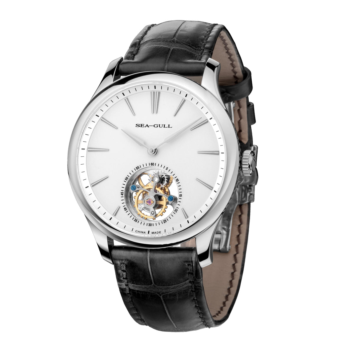 Patrimoine Décentré Tourbillon Fond Transparent 41mm