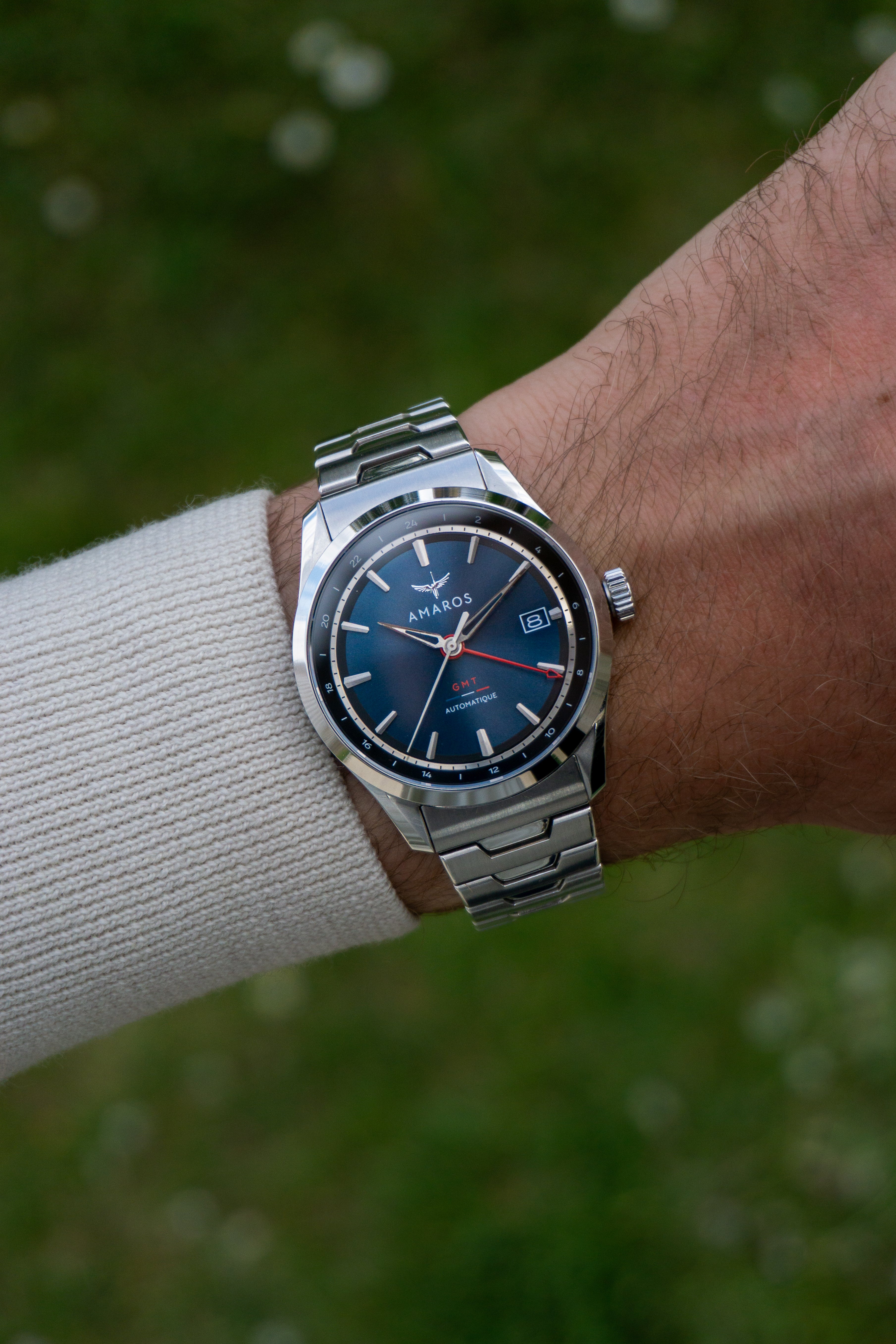L'Odyssée - Automatic GMT Watch - Bleu Atlantique
