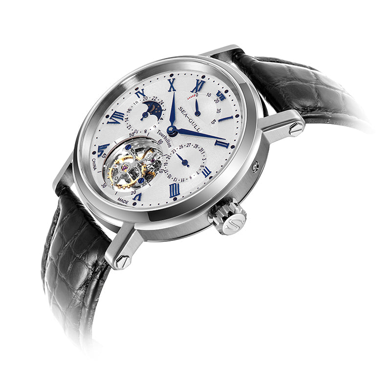 Artisan Patrimoine Multifonction Céleste Calendrier Réserve de Marche Excentrique Tourbillon 39mm