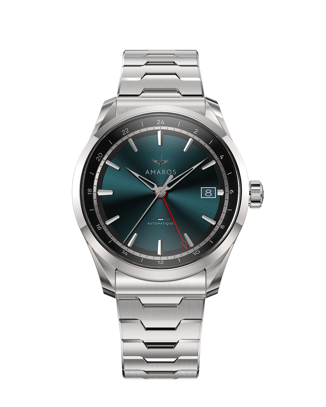 The Odyssey - Automatic GMT Watch - Emerald Green 