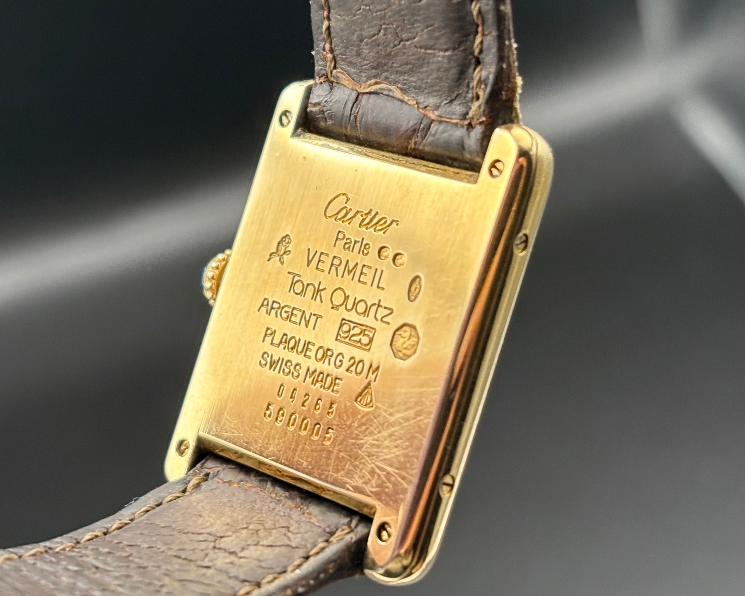Cartier Tank Vermeil