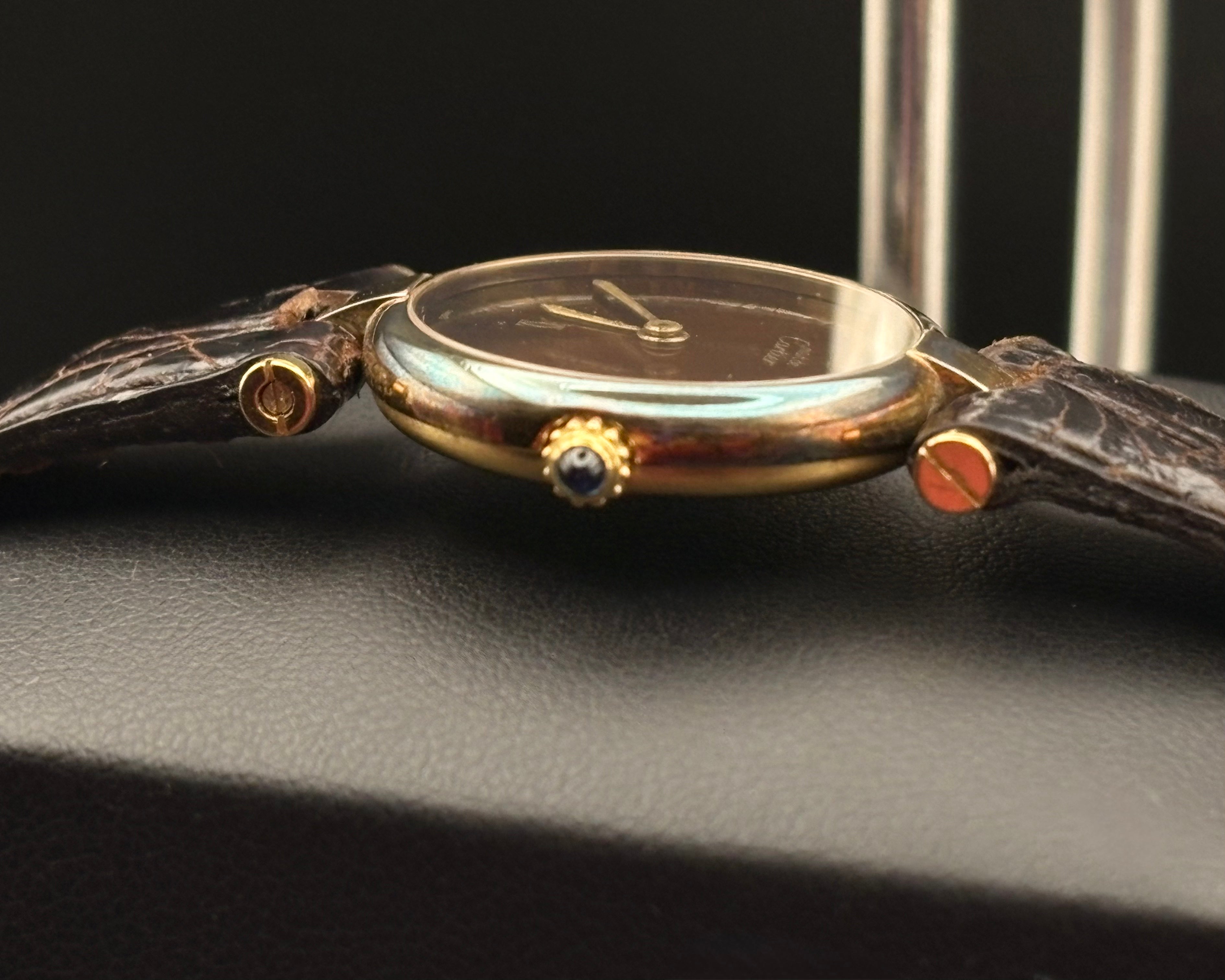 Cartier Must de Cartier – Vermeil Quartz