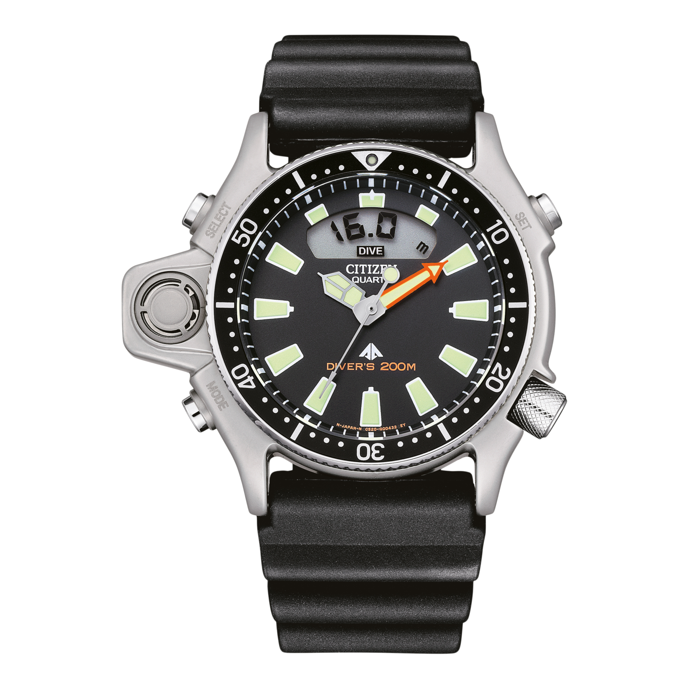 Montre Citizen Promaster Aqualand JP2000-08E – Plongeuse Ana-Digi 200 m