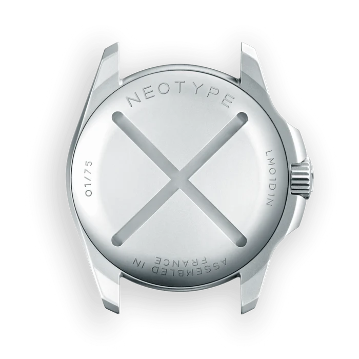 LM01 Type D Steel and Black dial