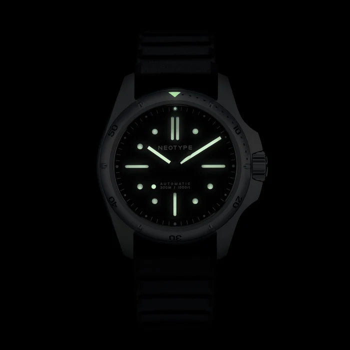 LM01 Type D Steel and Black dial