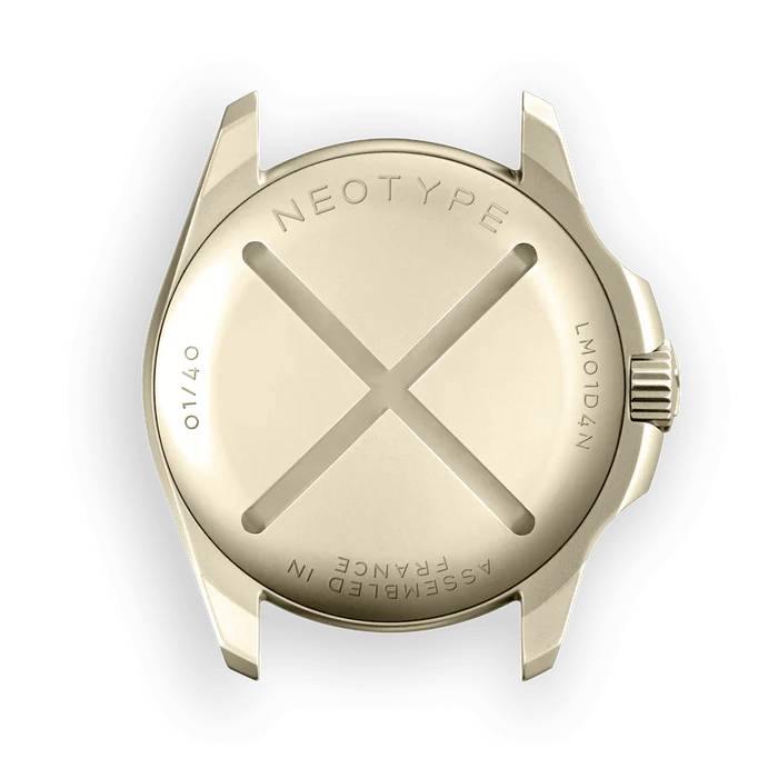 LM01 Type D Steel PVD Gold and Black dial