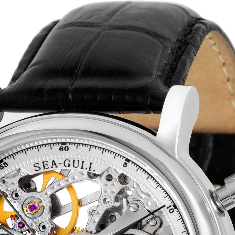 Roue à Colonnes Chronographe Squelette Ajouré 41mm