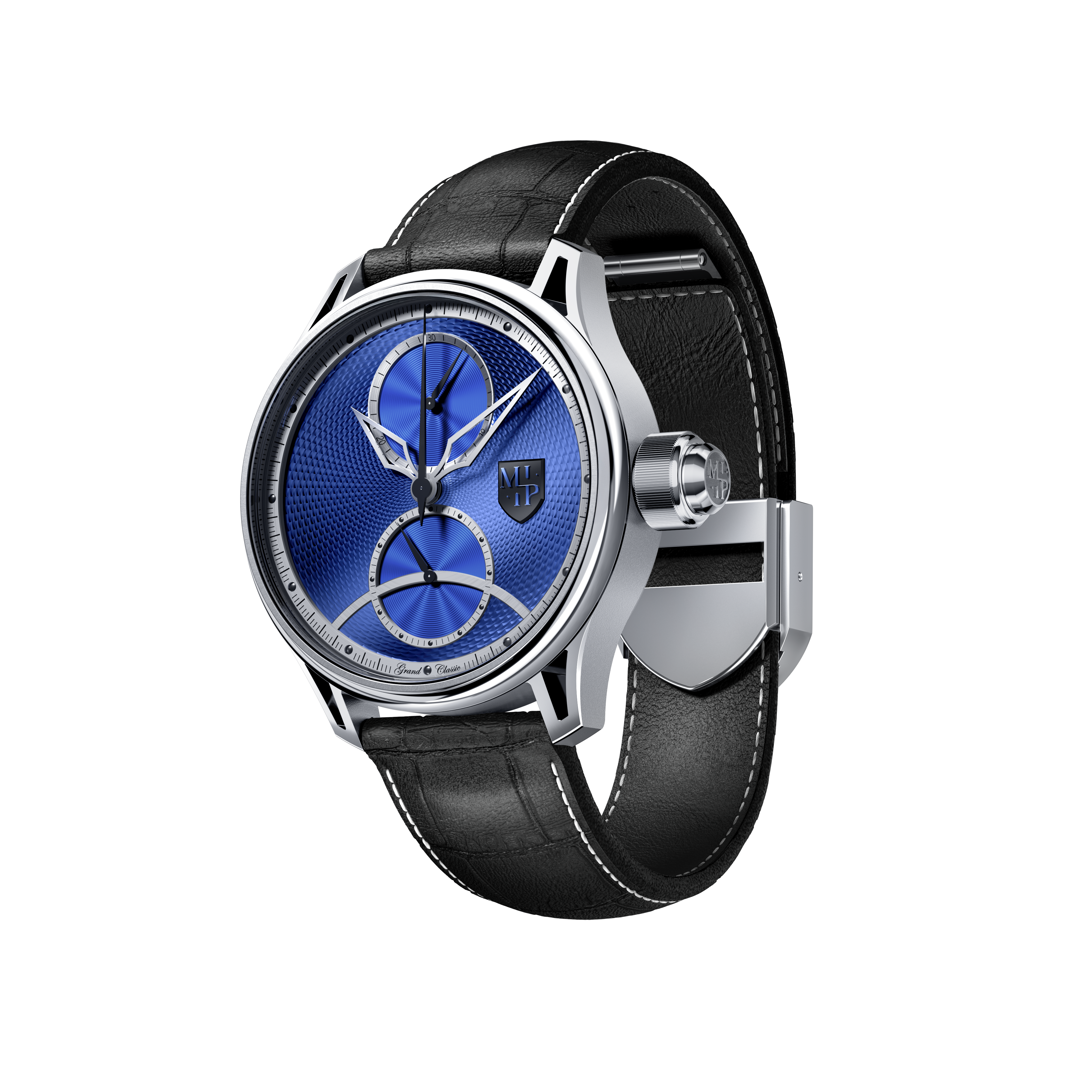 GRAND CLASSIC GOLD - WHITE GOLD - BLUE DIAL