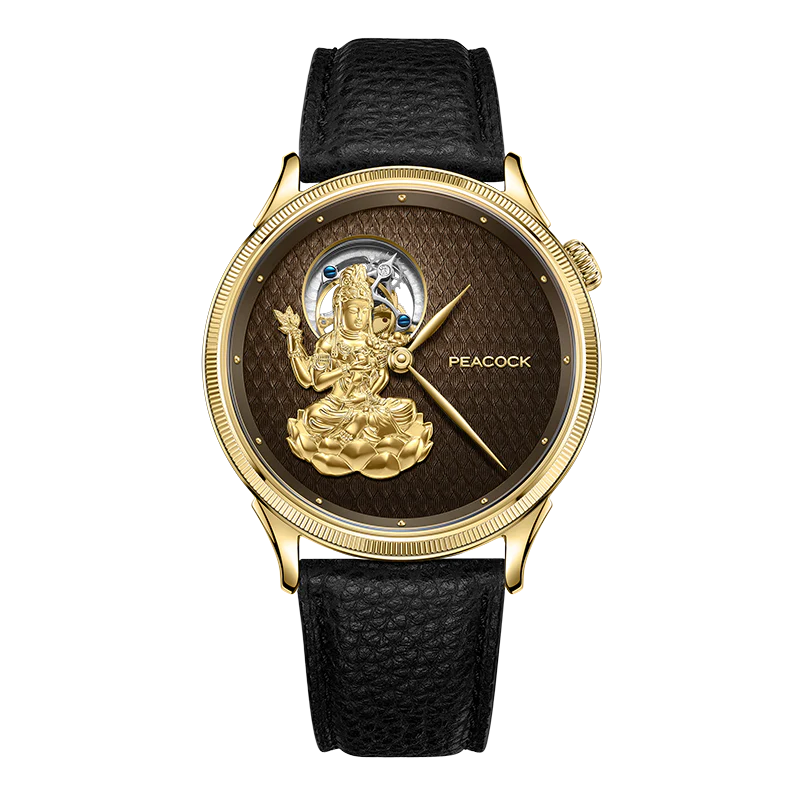 Peacock Peak Maja-chenmo Tourbillon 18K Gold Watch