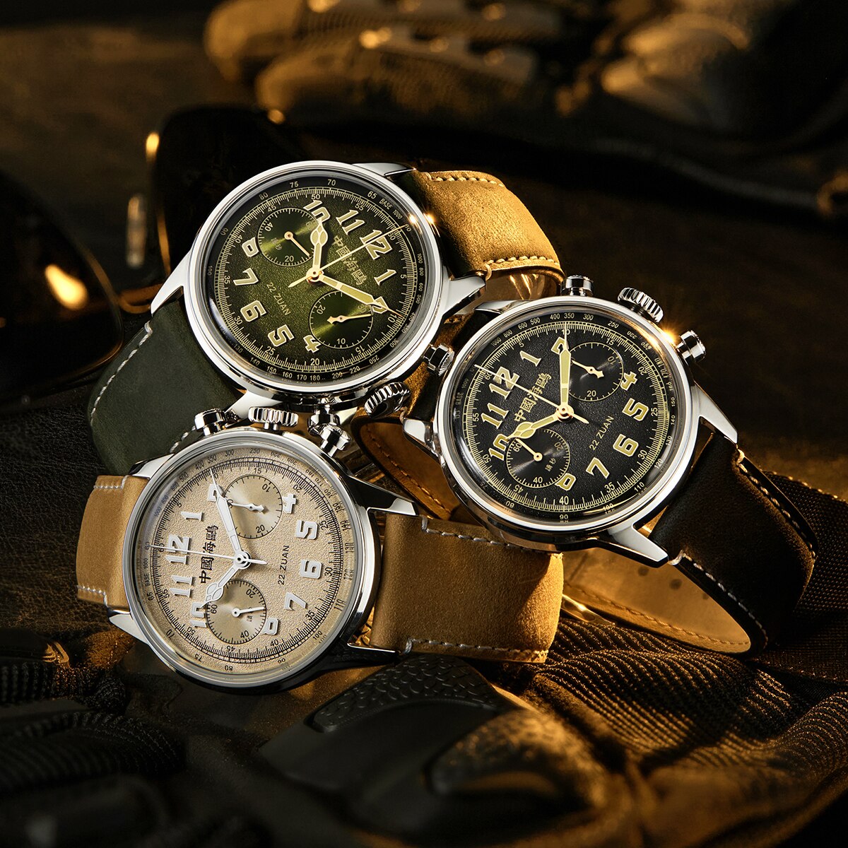 1963 "Chasseur de Vent" Chronographe 40mm