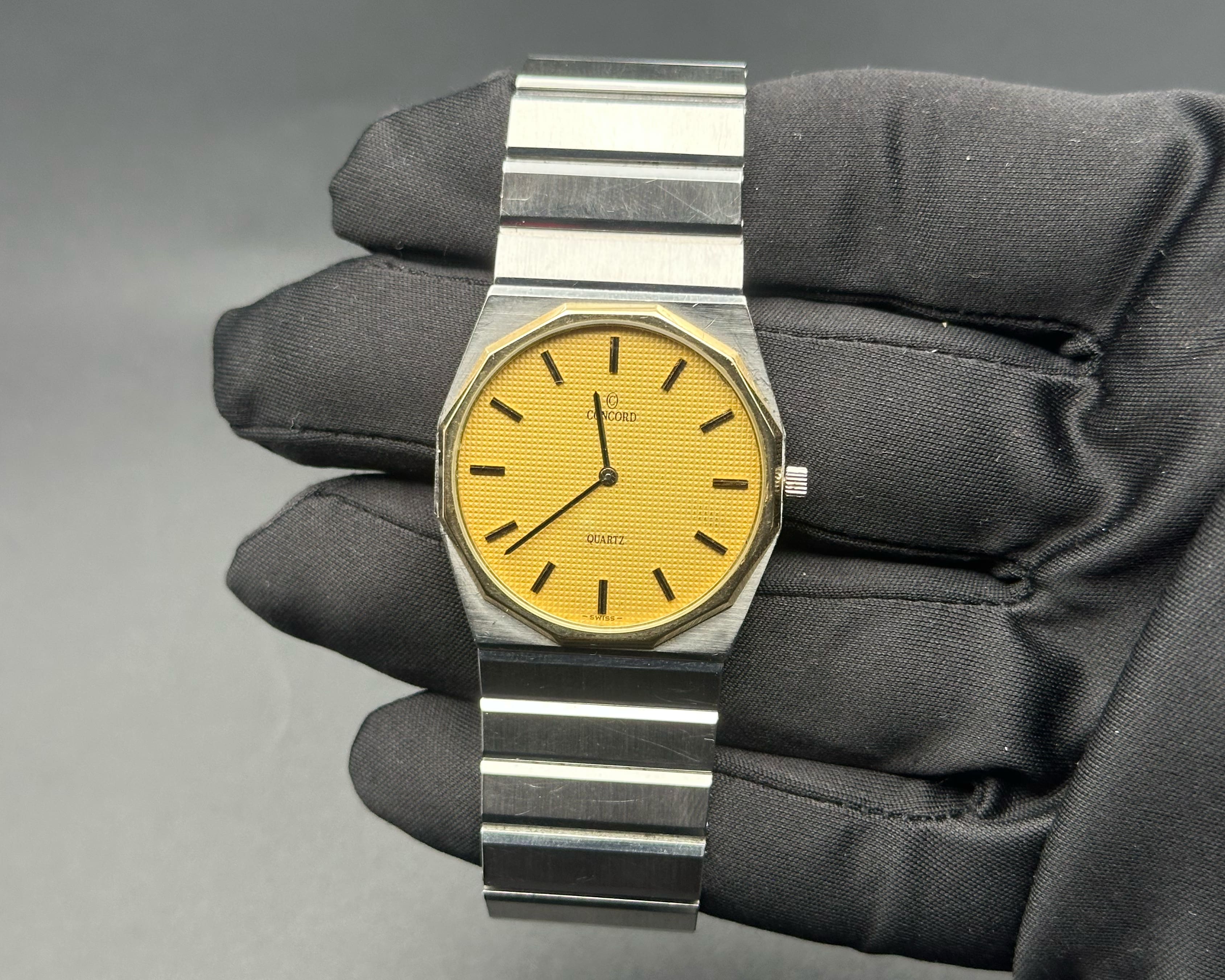 Concord mariner SG no date golden dial