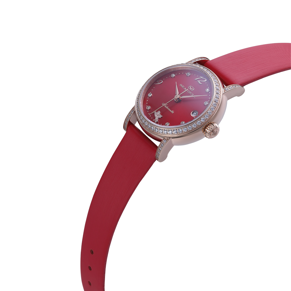 Année du Cheval Édition Spéciale Petit Diamant Serti Femme Habillée 27mm