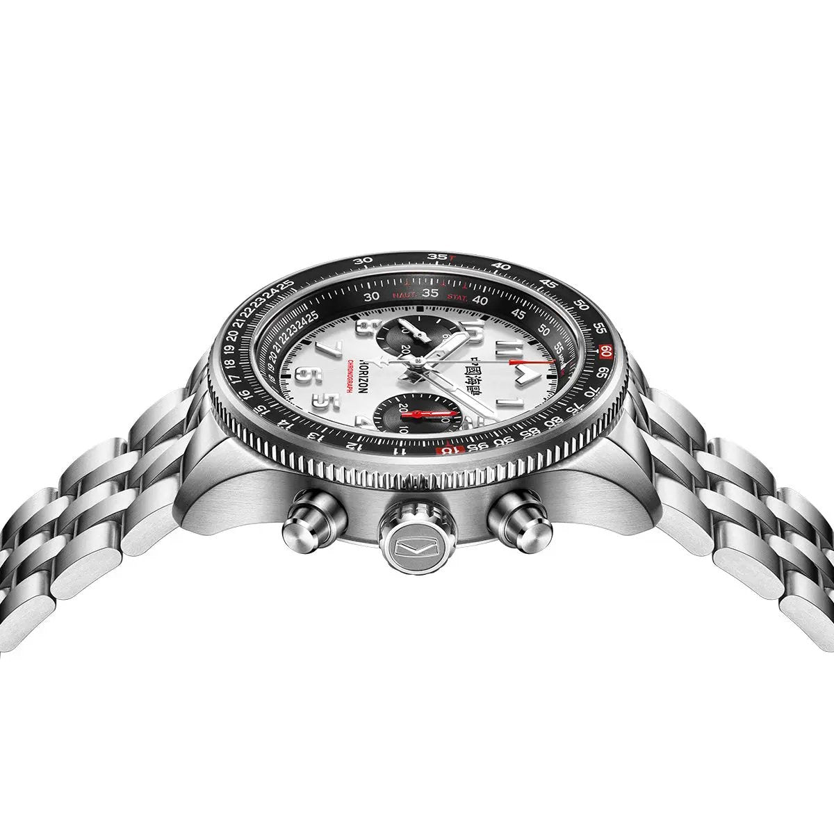 Aviation Tachymètre Chronographe Titane 43mm