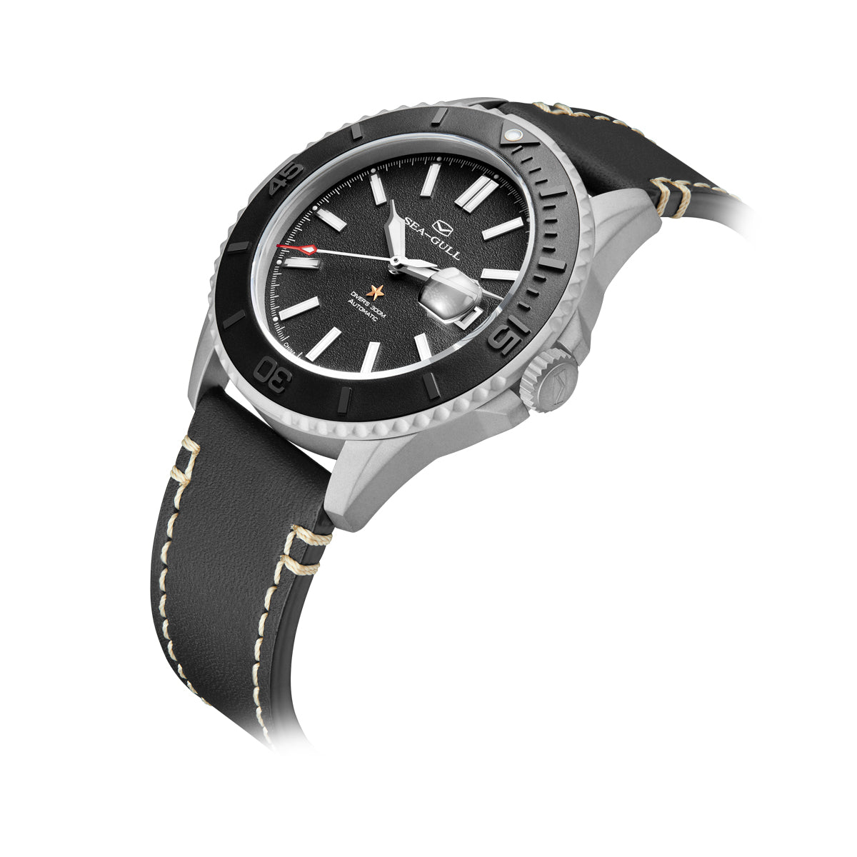 Océan Pro 300m Étanche Sablé 3D Titanium Céramique Lunette Plongée 43.5mm