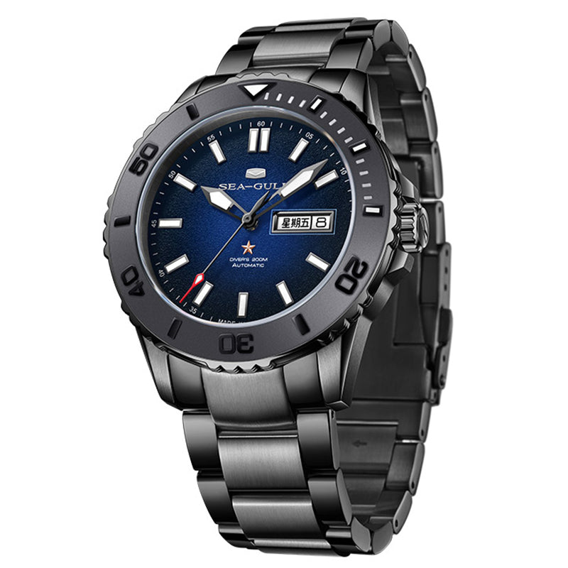 Océan 200m Étanche Cadran Scintillant Céramique Lunette Plongée 44mm