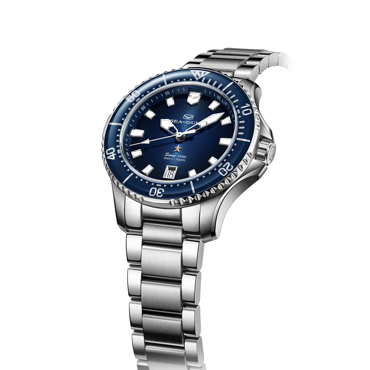Océan Pro 300m Étanche Plongée 41mm