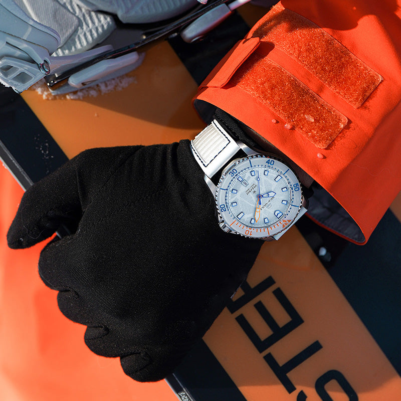 Océan Pro Édition Spéciale 300m Étanche Titane Cadran Texturé Glace Plongée 43mm