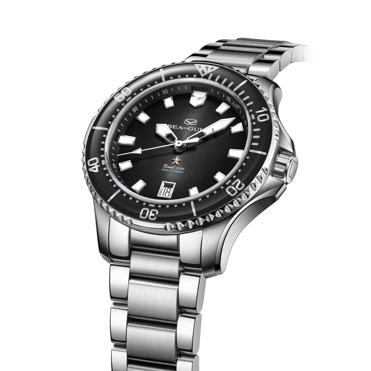 Océan Pro 300m Étanche Plongée 41mm