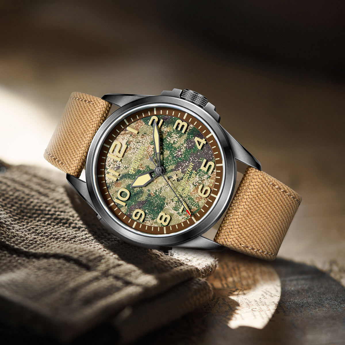 Warpath Camouflage Militaire 43mm