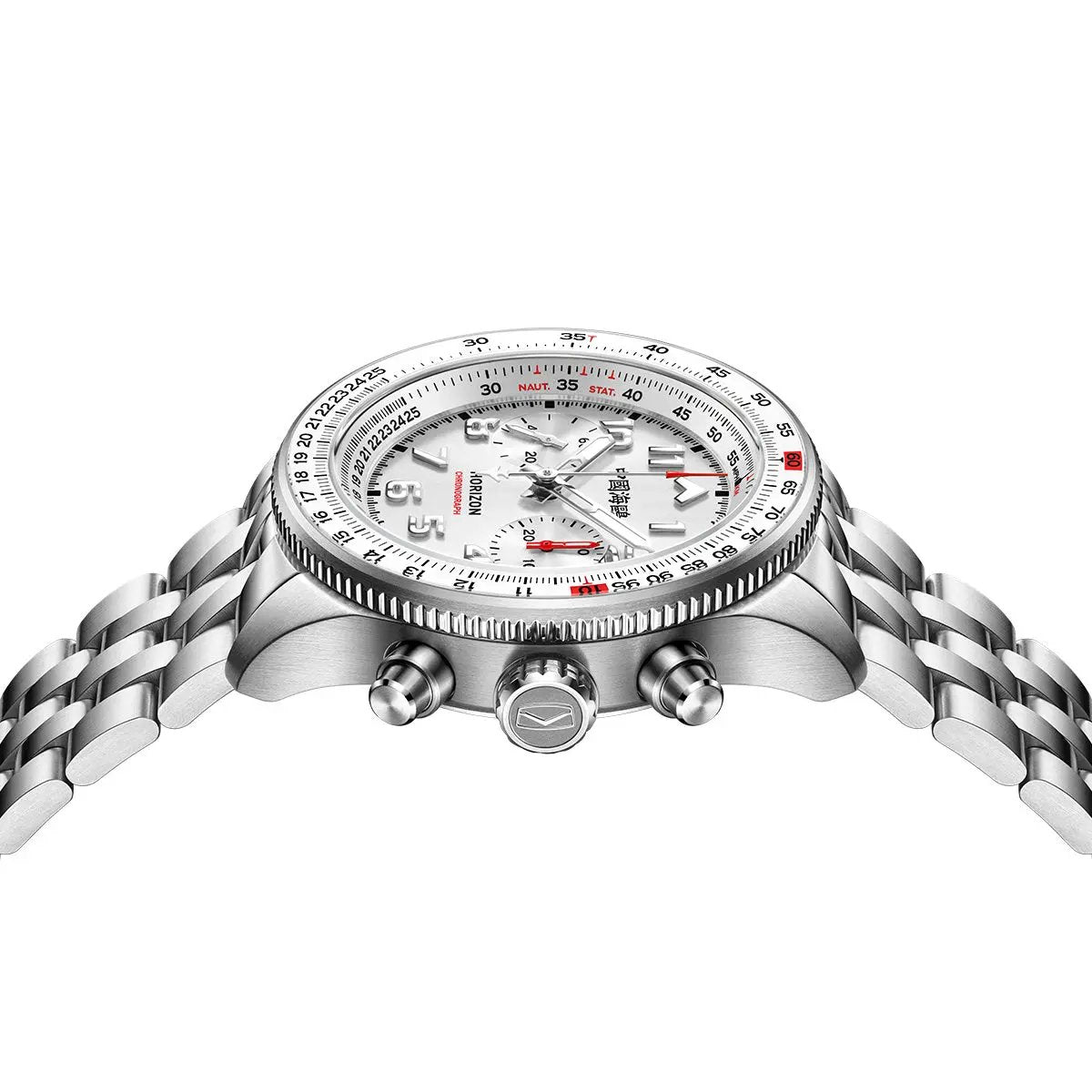 Aviation Tachymètre Chronographe Titane 43mm