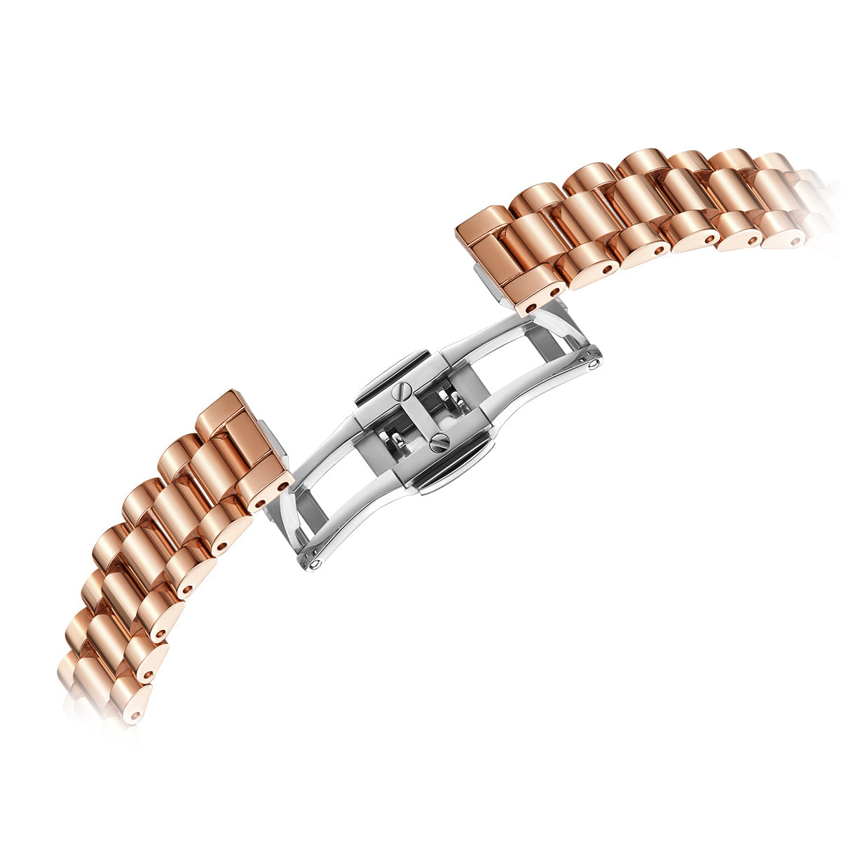Femme Texturé Vague Serti Diamant Femme 30mm