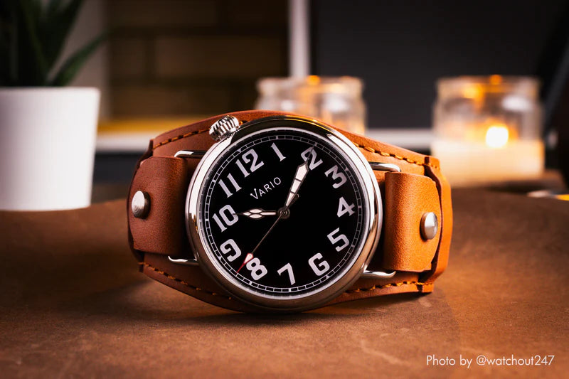 Vario 1918 Pilot Black Dial