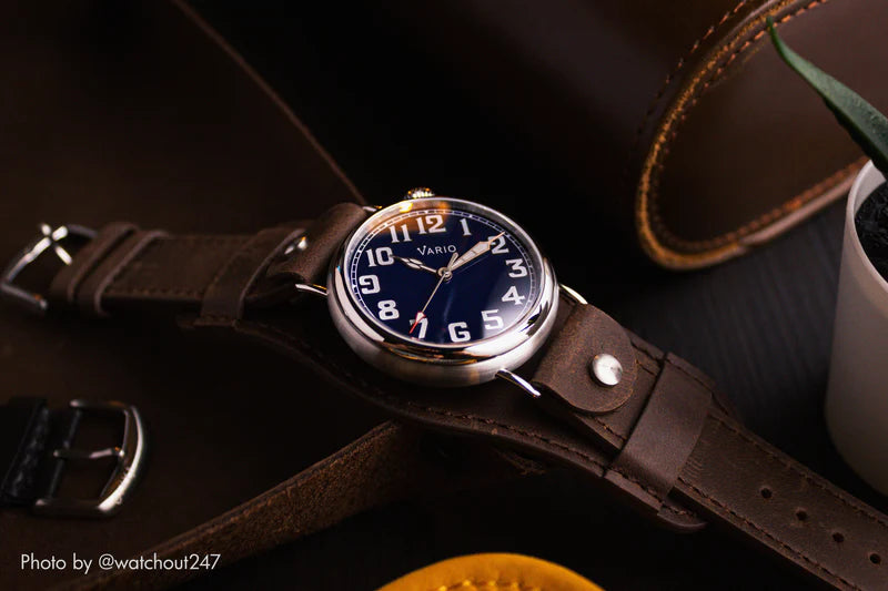 Vario 1918 Pilot Blue Dial