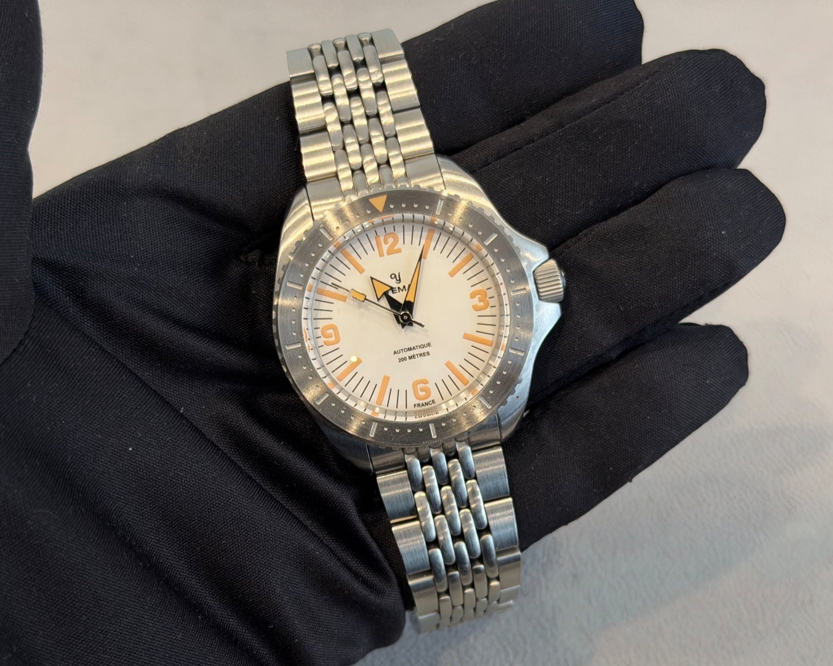 Yema Diver cadran crème